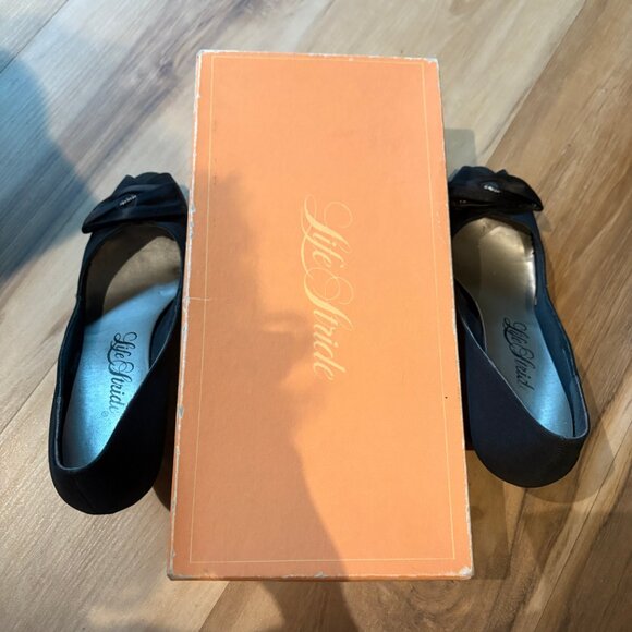 Vintage Life Stride Debby #2 Pois de soie Rhinestone Open-toe Heels Rhinestone - Picture 12 of 15